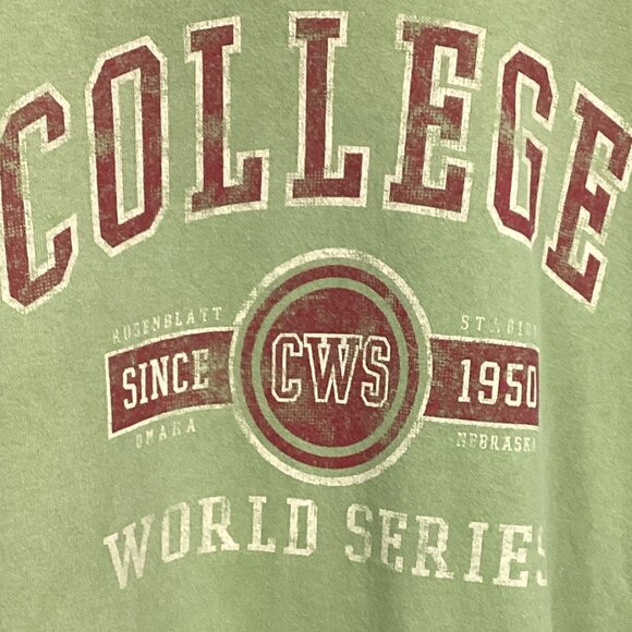 Vintage College World Series Tee Shirt XL - Picture 3 of 5
